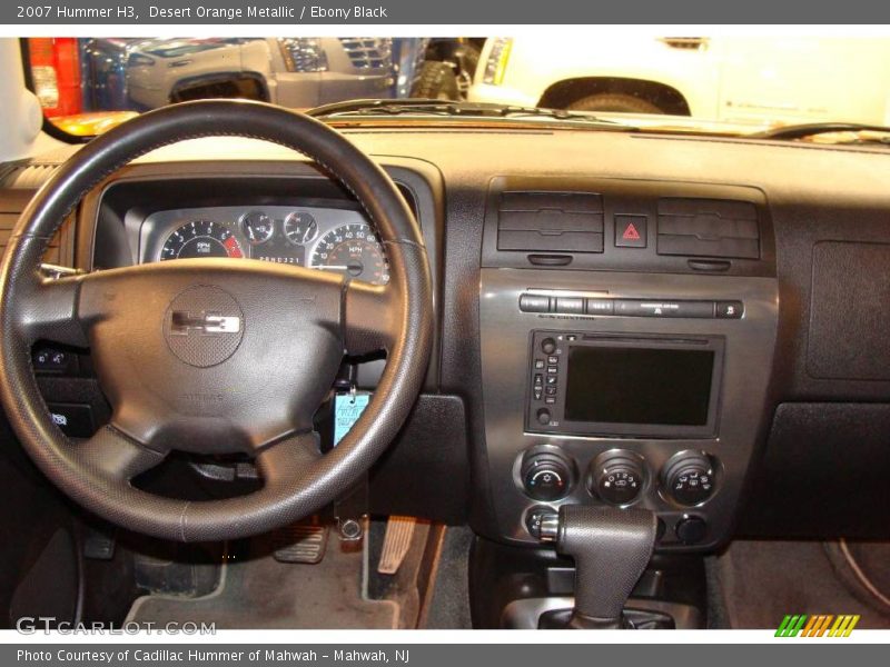 Desert Orange Metallic / Ebony Black 2007 Hummer H3