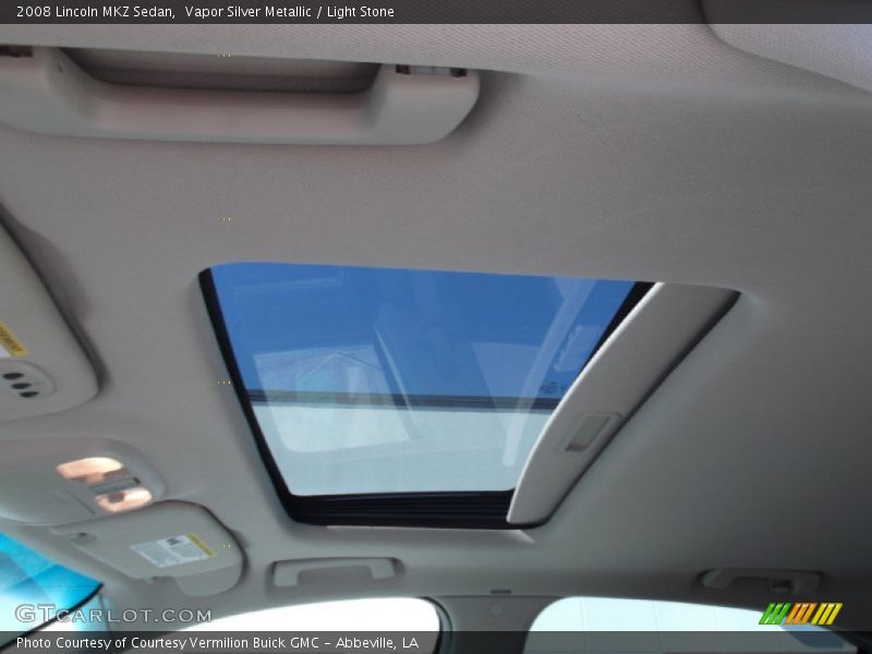 Vapor Silver Metallic / Light Stone 2008 Lincoln MKZ Sedan