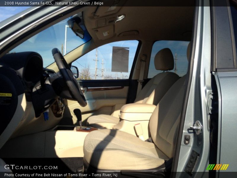 Natural Khaki Green / Beige 2008 Hyundai Santa Fe GLS