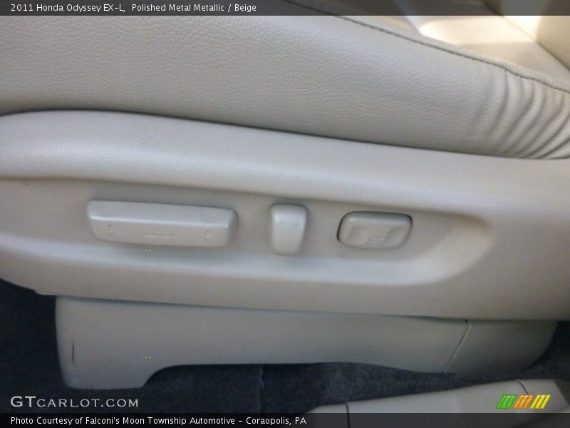 Polished Metal Metallic / Beige 2011 Honda Odyssey EX-L