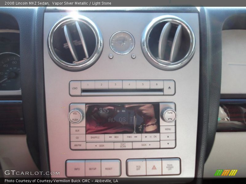 Vapor Silver Metallic / Light Stone 2008 Lincoln MKZ Sedan