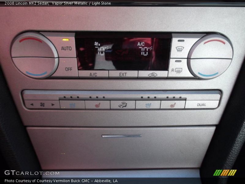 Vapor Silver Metallic / Light Stone 2008 Lincoln MKZ Sedan