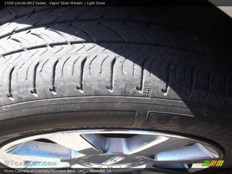 Vapor Silver Metallic / Light Stone 2008 Lincoln MKZ Sedan