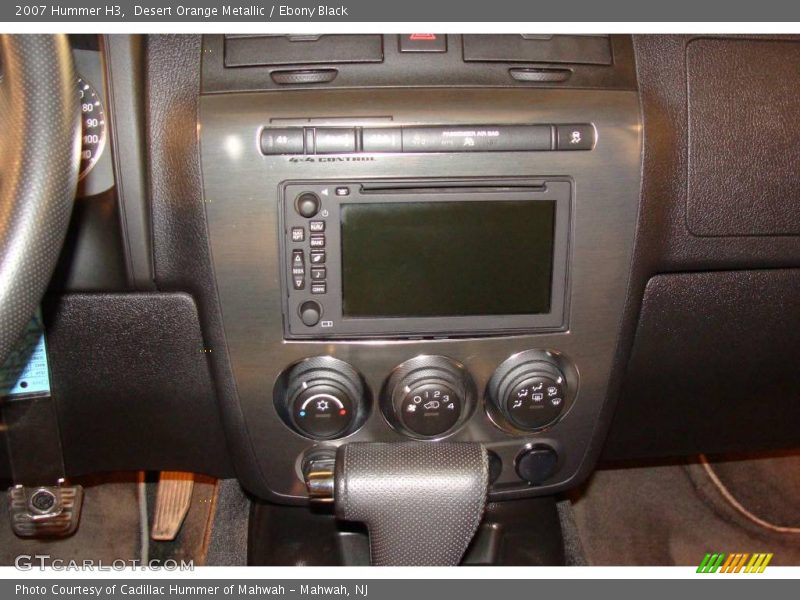 Desert Orange Metallic / Ebony Black 2007 Hummer H3