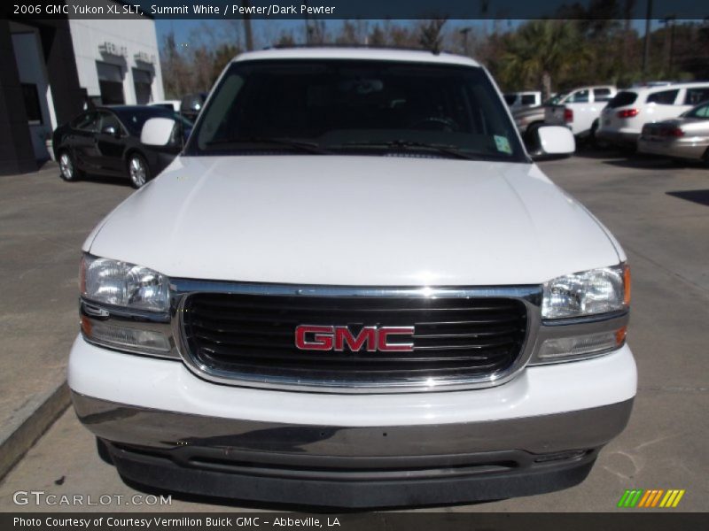 Summit White / Pewter/Dark Pewter 2006 GMC Yukon XL SLT