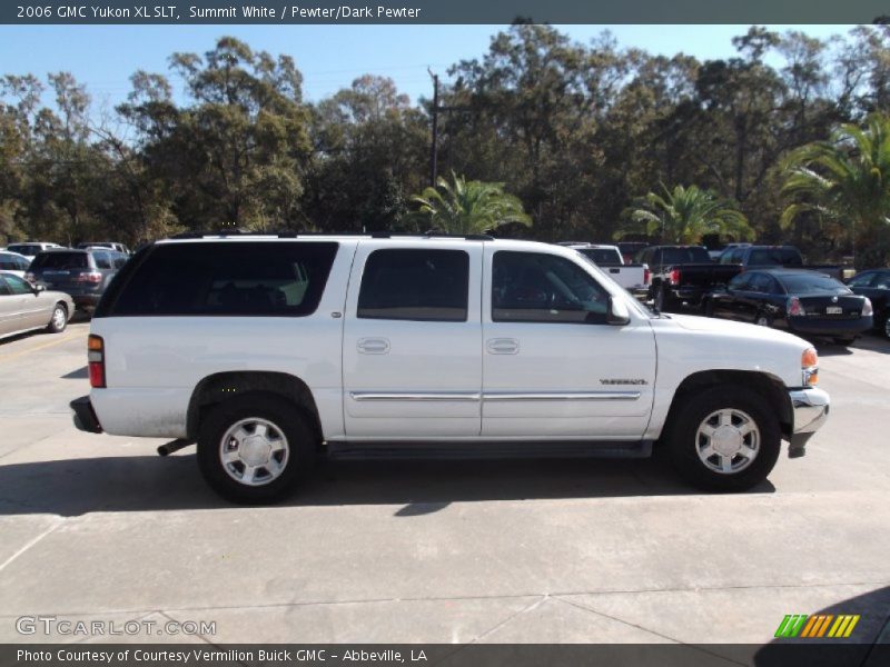 Summit White / Pewter/Dark Pewter 2006 GMC Yukon XL SLT