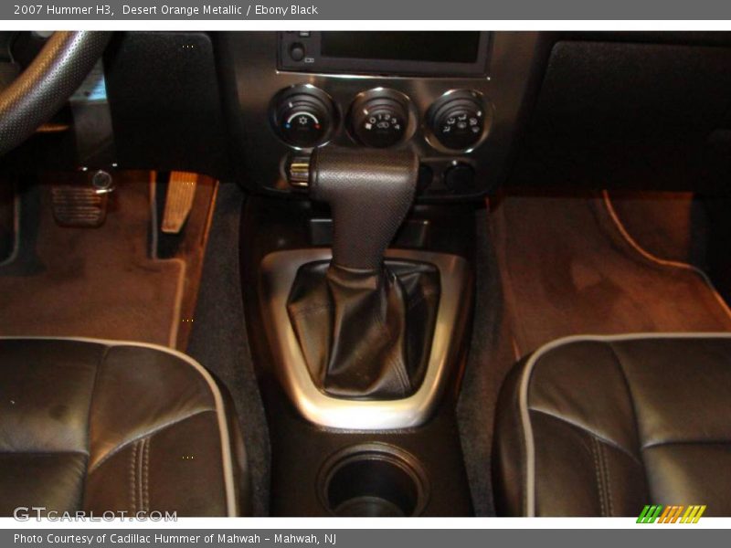Desert Orange Metallic / Ebony Black 2007 Hummer H3