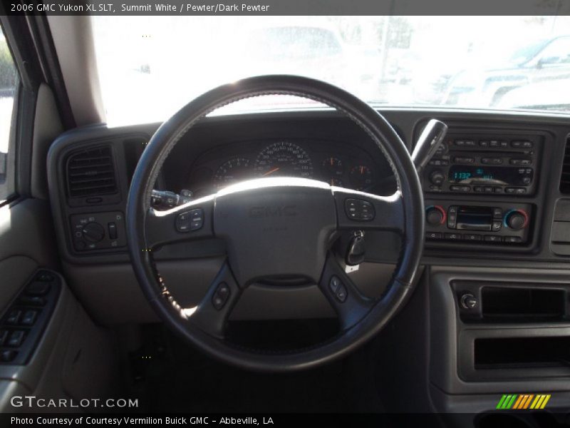 Summit White / Pewter/Dark Pewter 2006 GMC Yukon XL SLT