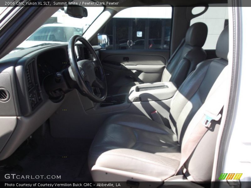 Summit White / Pewter/Dark Pewter 2006 GMC Yukon XL SLT