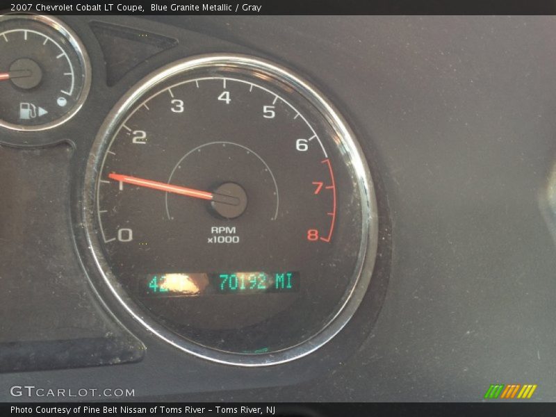 Blue Granite Metallic / Gray 2007 Chevrolet Cobalt LT Coupe