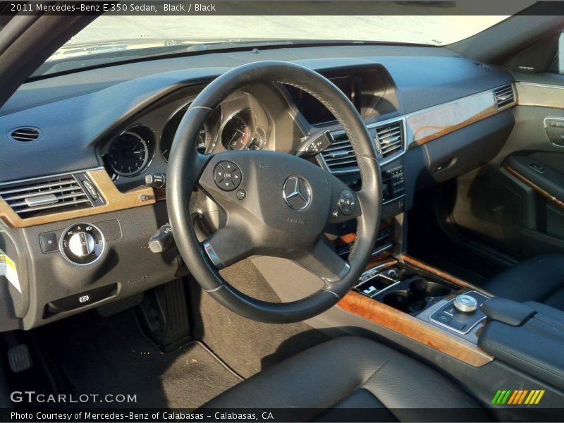 Black / Black 2011 Mercedes-Benz E 350 Sedan