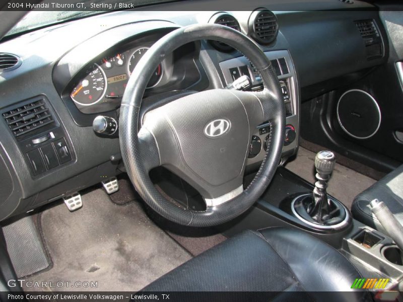 Sterling / Black 2004 Hyundai Tiburon GT