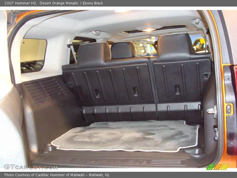 Desert Orange Metallic / Ebony Black 2007 Hummer H3