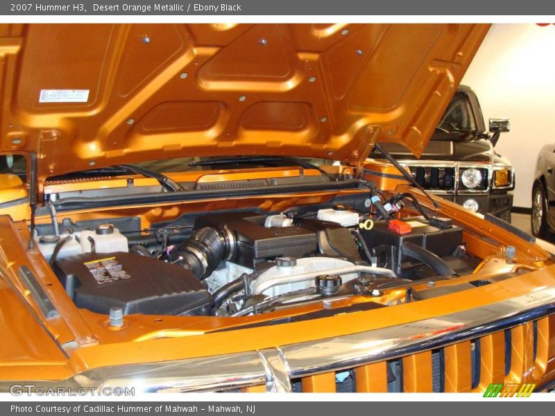 Desert Orange Metallic / Ebony Black 2007 Hummer H3