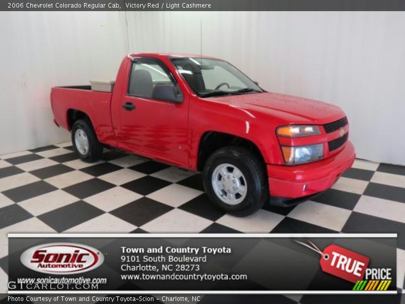 Victory Red / Light Cashmere 2006 Chevrolet Colorado Regular Cab