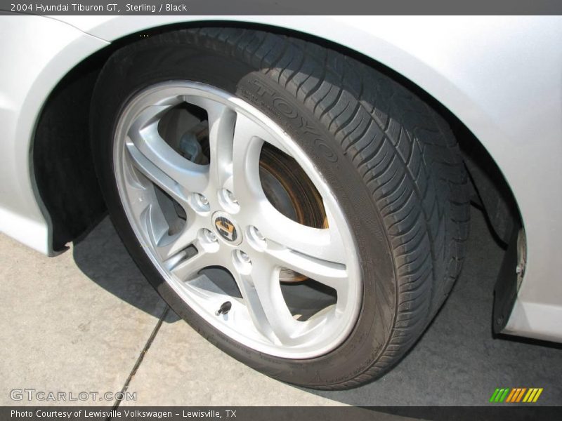 Sterling / Black 2004 Hyundai Tiburon GT