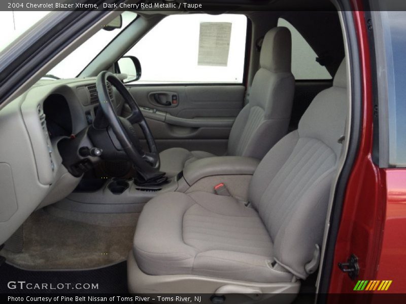 Front Seat of 2004 Blazer Xtreme
