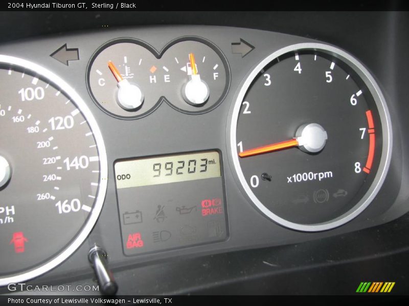 Sterling / Black 2004 Hyundai Tiburon GT