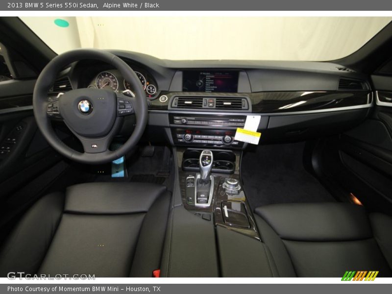 Alpine White / Black 2013 BMW 5 Series 550i Sedan