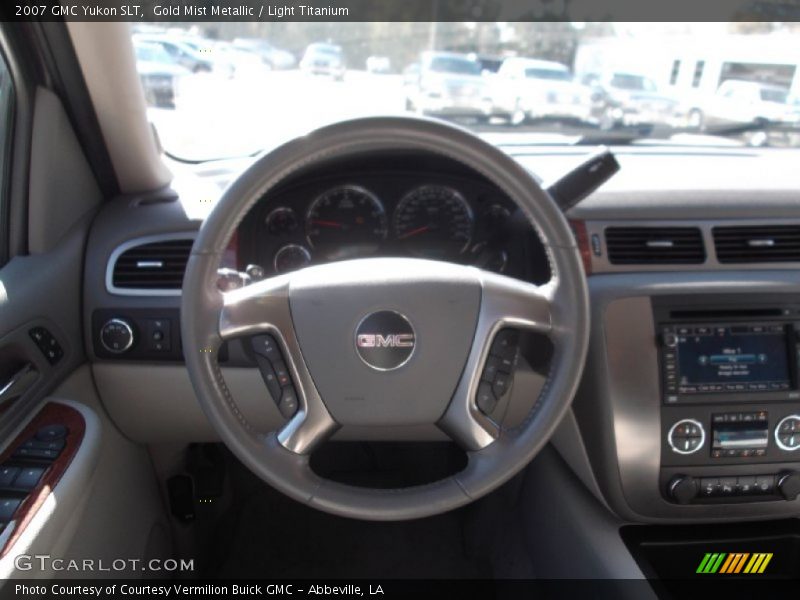 Gold Mist Metallic / Light Titanium 2007 GMC Yukon SLT