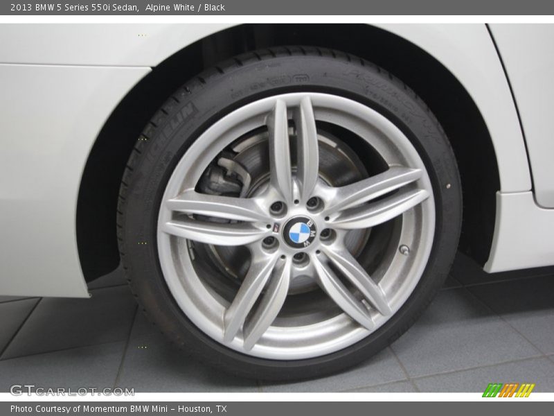 Alpine White / Black 2013 BMW 5 Series 550i Sedan