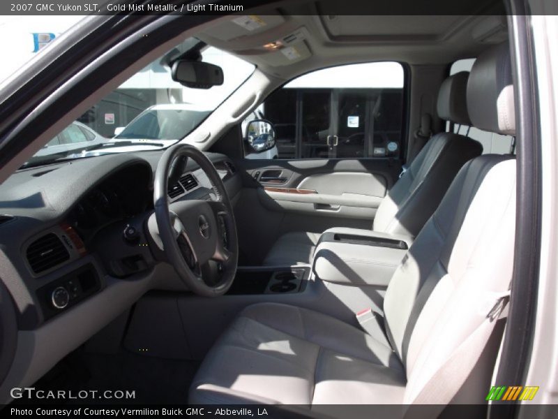Gold Mist Metallic / Light Titanium 2007 GMC Yukon SLT