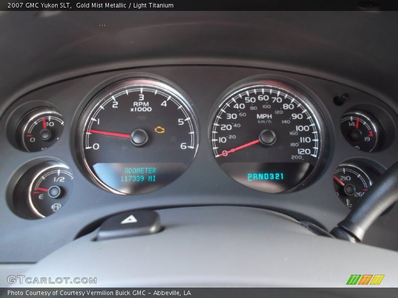 Gold Mist Metallic / Light Titanium 2007 GMC Yukon SLT