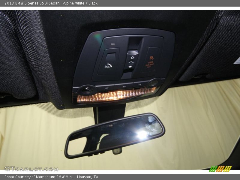 Alpine White / Black 2013 BMW 5 Series 550i Sedan