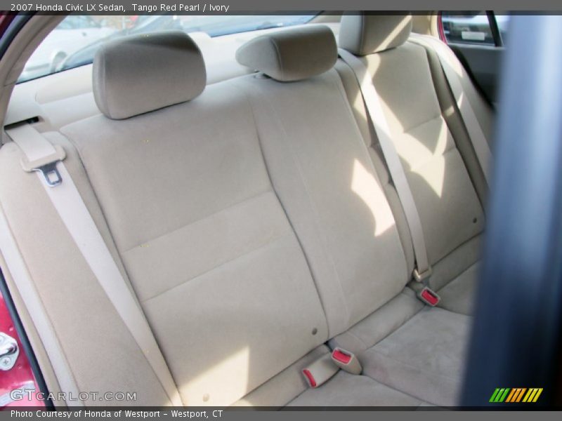 Tango Red Pearl / Ivory 2007 Honda Civic LX Sedan