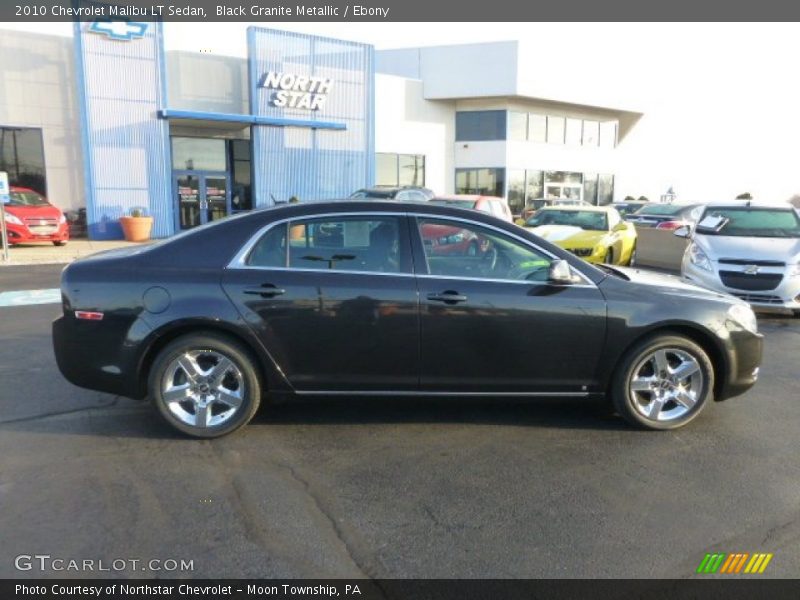 Black Granite Metallic / Ebony 2010 Chevrolet Malibu LT Sedan