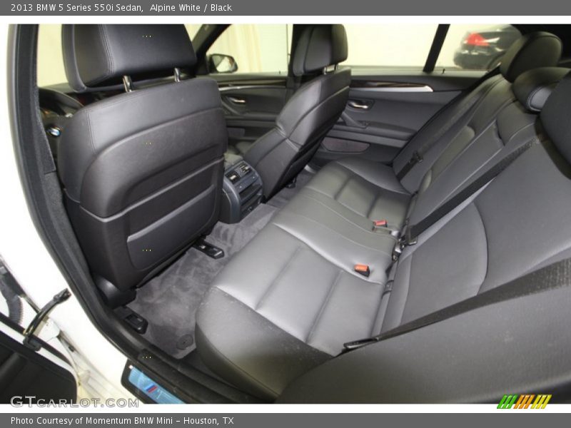 Alpine White / Black 2013 BMW 5 Series 550i Sedan
