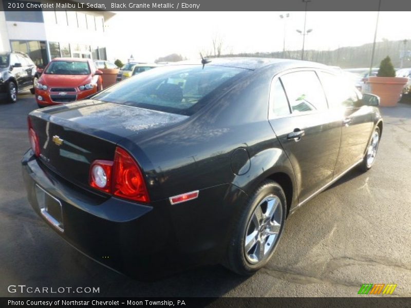 Black Granite Metallic / Ebony 2010 Chevrolet Malibu LT Sedan