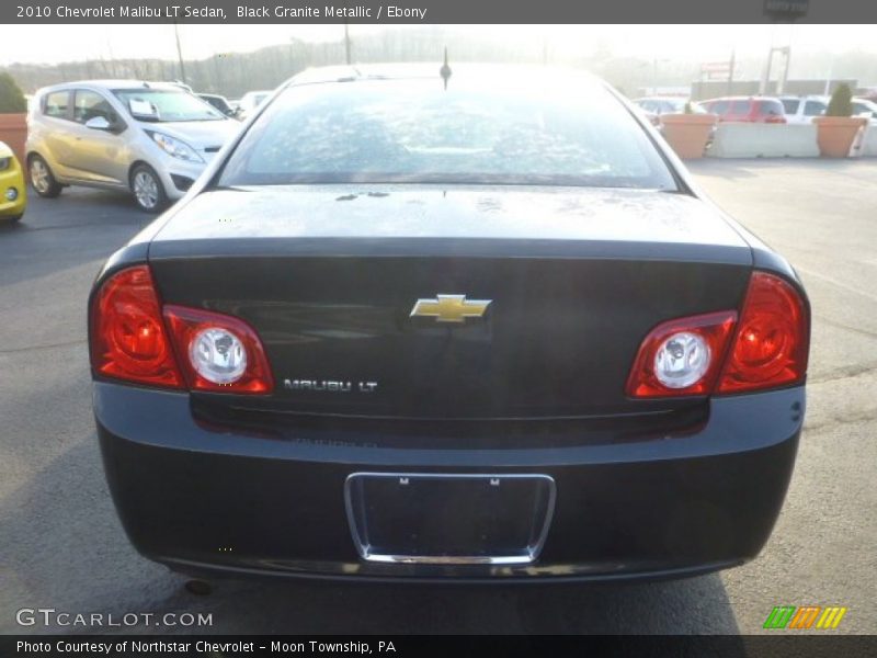 Black Granite Metallic / Ebony 2010 Chevrolet Malibu LT Sedan
