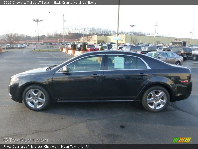 Black Granite Metallic / Ebony 2010 Chevrolet Malibu LT Sedan