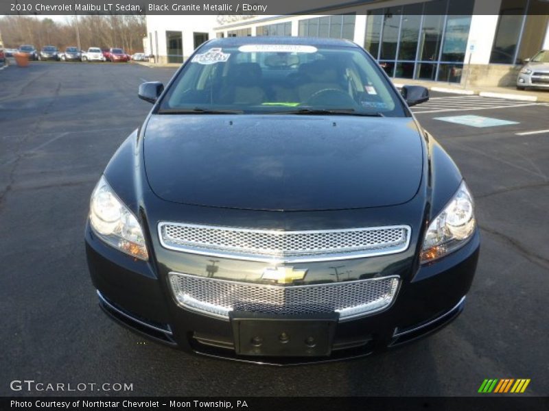 Black Granite Metallic / Ebony 2010 Chevrolet Malibu LT Sedan