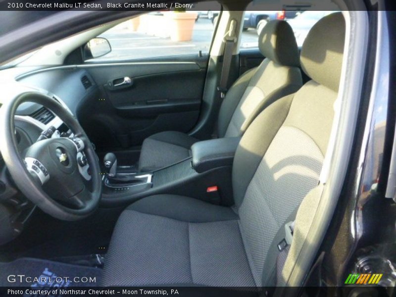 Black Granite Metallic / Ebony 2010 Chevrolet Malibu LT Sedan