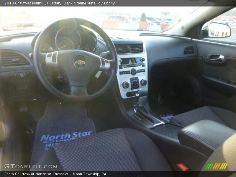 Black Granite Metallic / Ebony 2010 Chevrolet Malibu LT Sedan
