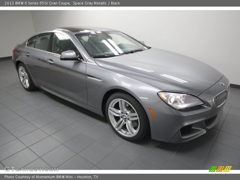 Space Gray Metallic / Black 2013 BMW 6 Series 650i Gran Coupe