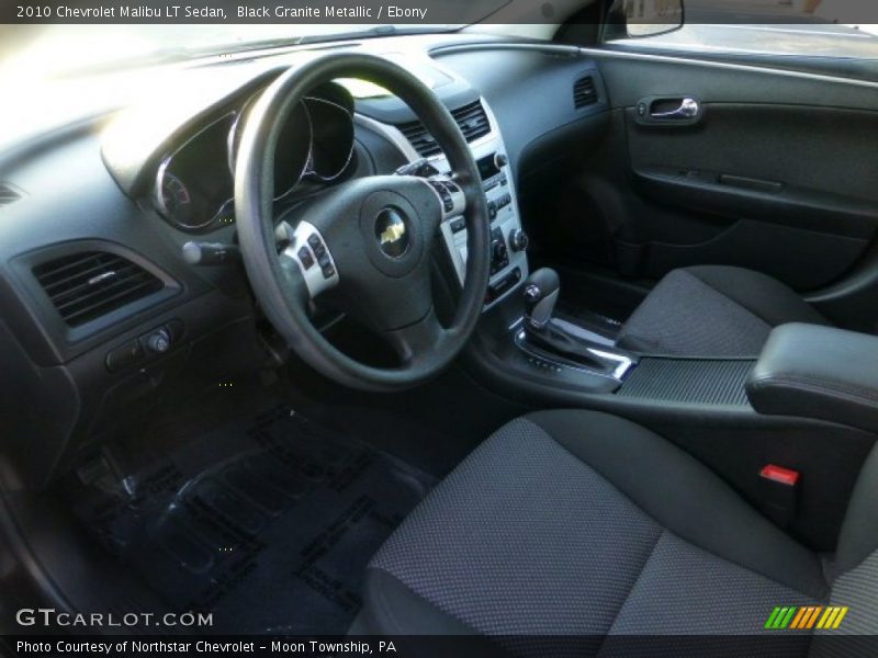 Black Granite Metallic / Ebony 2010 Chevrolet Malibu LT Sedan