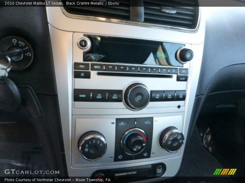 Black Granite Metallic / Ebony 2010 Chevrolet Malibu LT Sedan