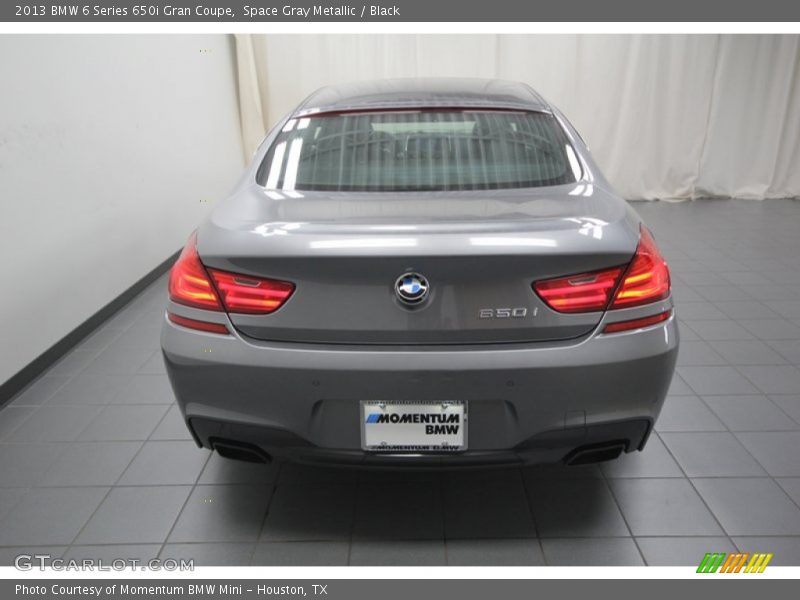 Space Gray Metallic / Black 2013 BMW 6 Series 650i Gran Coupe