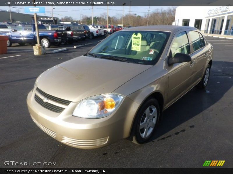 Sandstone Metallic / Neutral Beige 2005 Chevrolet Cobalt Sedan