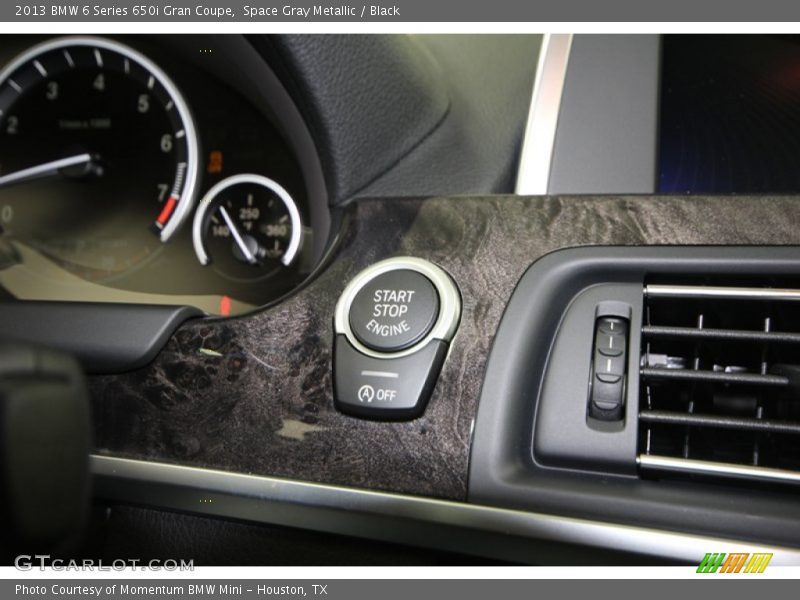 Space Gray Metallic / Black 2013 BMW 6 Series 650i Gran Coupe