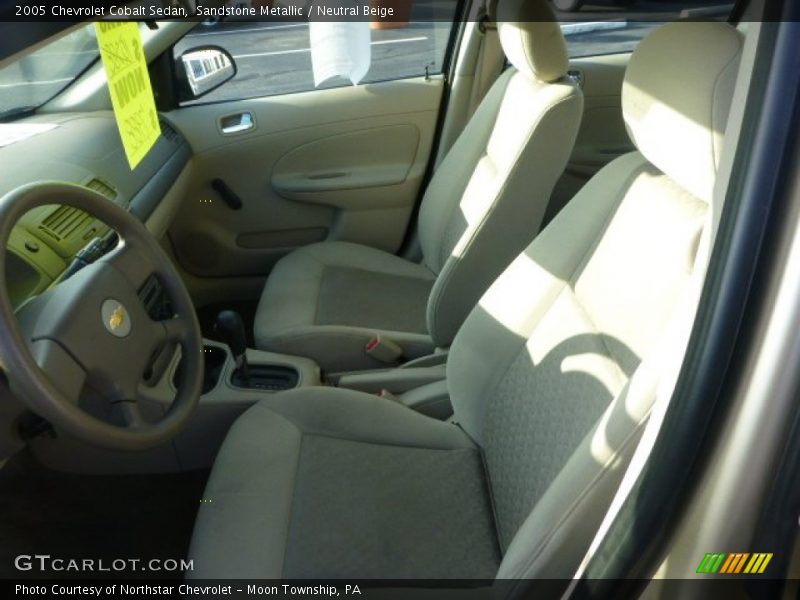 Sandstone Metallic / Neutral Beige 2005 Chevrolet Cobalt Sedan
