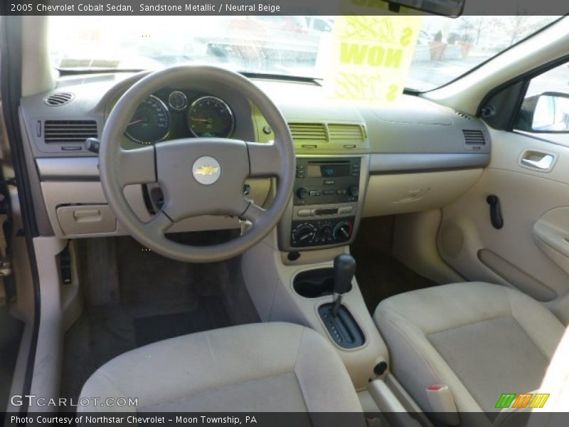 Sandstone Metallic / Neutral Beige 2005 Chevrolet Cobalt Sedan