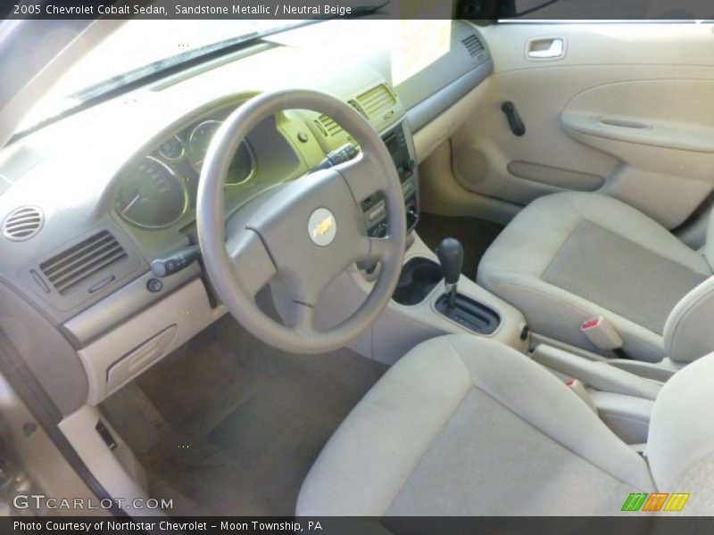 Sandstone Metallic / Neutral Beige 2005 Chevrolet Cobalt Sedan