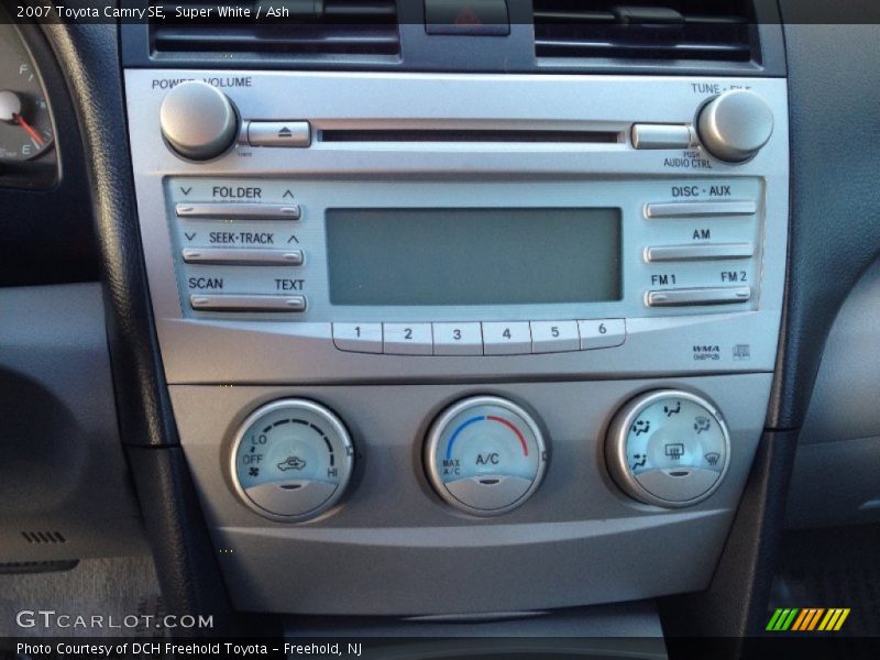 Super White / Ash 2007 Toyota Camry SE