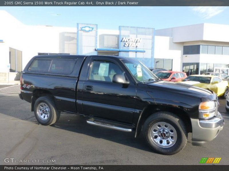 Onyx Black / Dark Pewter 2005 GMC Sierra 1500 Work Truck Regular Cab 4x4