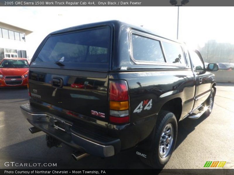 Onyx Black / Dark Pewter 2005 GMC Sierra 1500 Work Truck Regular Cab 4x4