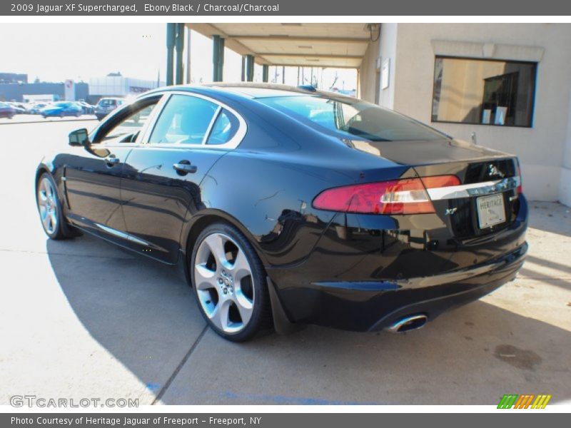 Ebony Black / Charcoal/Charcoal 2009 Jaguar XF Supercharged
